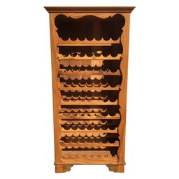 Adega Rústica Bar Vertical Para Vinhos Em Madeira Demolição Libertas Rosas Artesanato Armário Adega - 1