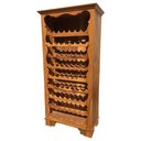 Ver imagem 5 de Adega Rústica Bar Vertical Para Vinhos Em Madeira Demolição Libertas Rosas Artesanato Armário Adega