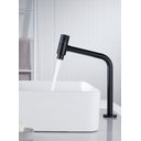 Ver imagem 3 de Torneira Banheiro Lavatório Inox 23 cm Mesa Preto NOX08B Doan