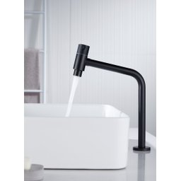 Torneira Banheiro Lavatório Inox 23 cm Mesa Preto NOX08B Doan - 3