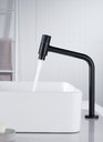 Ver imagem 3 de Torneira Banheiro Lavatório Inox 23 cm Mesa Preto NOX08B Doan