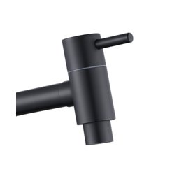 Torneira Banheiro Lavatório Inox 23 cm Mesa Preto NOX08B Doan - 2