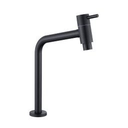 Torneira Banheiro Lavatório Inox 23 cm Mesa Preto NOX08B Doan - 1