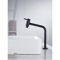 Torneira Banheiro Lavatório Inox 23 cm Mesa Preto NOX08B Doan - 4