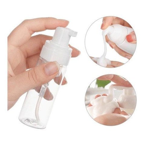 10 Frasco Pump Espumador para Alongamento de Cílios - 100ml