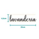 Ver imagem 3 de Lavanderia - Adorno De Parede, Quadro, Decoração, Lettering - Toque 3D:Azul Claro