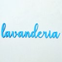 Ver imagem 1 de Lavanderia - Adorno De Parede, Quadro, Decoração, Lettering - Toque 3D:Azul Claro