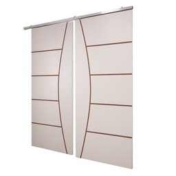 Porta Dupla Prime Frisada - 1