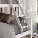 Ver imagem 2 de Beliche com Cama de Casal Solteiro de Madeira Merk Moveis