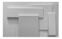 Ver imagem 1 de Kit com 90 Placa 3d Autocolante Revestimento Parede Tetos 3m Cidades