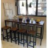 Mesa Bistrô Estilo/Modelo Industrial com 6 banquetas (1,80 x 0,60) - 2