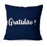 KIT 4 CAPAS DE ALMOFADAS GRATIDÃO AZUL - 4