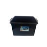 Kit 6 Caixas Organizadoras com Tampa e Trava 56 Litros Preta - 5