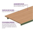 Ver imagem 7 de Cama Alta com Escrivaninha Multifuncional em Aço Carbono Tubular Teko Casatema MadeiraOriginals Verde/Álamo