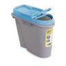 Compartimento Pote para ração - Porta Ração Dispenser Plast Pet 3,5L Azul - 1