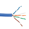 Cabo Rede Homologado 4 Pares Trançado Utp Cat 5e 100mt Azul - 3