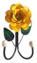 Ver imagem 1 de Cabide 2 Ganchos Rosas de Ferro - Suporte Duplo:amarelo