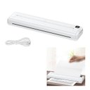 Ver imagem 1 de Impressora Termica A4 Bluetooth Aplicativo Celular Bateria Recarregavel Usb Trabalho Documento Proce