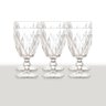 Jogo de Taça de Vidro Diamond 340ml Belakaza:transparente - 1