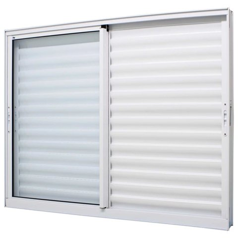 Janela Veneziana Caribe 3 Folhas 150x100cm Branca - 1006-101 - Jap