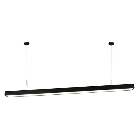 Luminária Pendente LED linear Otan 24w 4000k 1,20mt Preto