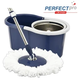 Mop Giratório Tornado Inox 360 Esfregão Perfect 12l - 1 Mop Giratório Tornado Inox 360 Esfregão Perfect 12l - 1