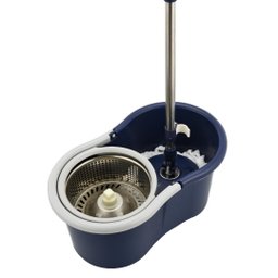 Mop Giratório Tornado Inox 360 Esfregão Perfect 12l - 3 Mop Giratório Tornado Inox 360 Esfregão Perfect 12l - 3