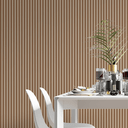 Ver imagem 2 de Papel de Parede Madeira Ripado Adesivo Lavável Cedro