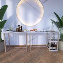 Ver imagem 2 de Combo Mesa Retangular Cozinha Jantar Multifunção Madeira/mdp Technox Branco
