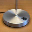 Ver imagem 5 de Luminária de Mesa Abajur Especial com Interruptor Escovado com Cúpula Pétala Tecido Algodão