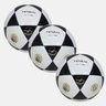 Kit 3 Bolas Poker Futevoley Rio Branco E Preto - 1