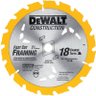 Serra de Widea Ø 185 mm x 16 x 18Z E/D - DW3592B10 DeWalt - 1