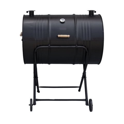 Churrasqueira A Bafo Grill Tambor e Termômetro 200L com Rodas