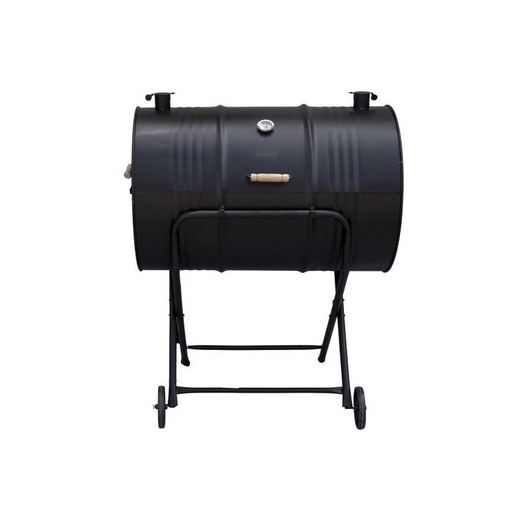 Churrasqueira A Bafo Grill Tambor e Termômetro 200L com Rodas