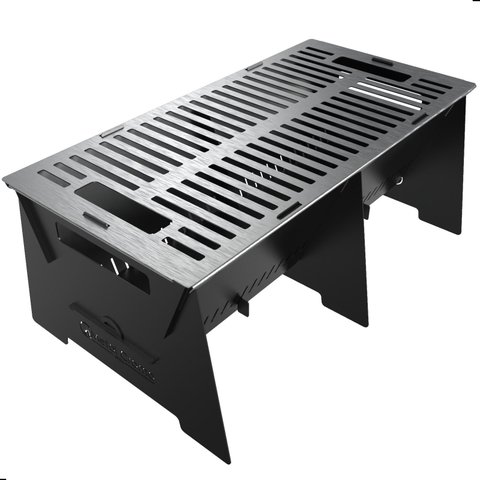 Churrasqueira Grill Portátil para Camping Aço a Carvão Fs