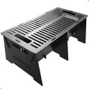 Ver imagem 1 de Churrasqueira Grill Portátil para Camping Aço a Carvão Fs
