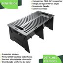 Ver imagem 4 de Churrasqueira Grill Portátil para Camping Aço a Carvão Fs