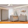 Quarto para Bebê Completo Guarda Roupa Cômoda e Berço 100% Mdf Biscoito Permobili Fendi/nature - 7