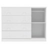 Cômoda Infantil 01 Porta e 04 Gavetas Branco Phoenix - 4