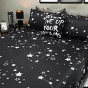 Ver imagem 3 de Lençol com Elástico Casal Comum 4 Pç Star Decor com Almofada