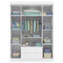 Ver imagem 5 de Quarto de Bebê Guarda-Roupa 4 Portas Cômoda e Berço - Bymóveis - Phoenix Baby