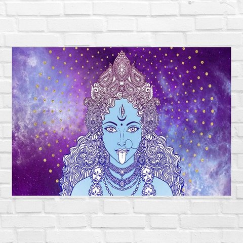 Placa Decorativa MDF Kali Tamanho 20x27cm Moelo 4