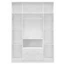 Ver imagem 3 de Guarda-Roupa 4 Portas + Cômoda 4 Gavetas Ana Livia - Phoenix Baby - Branco