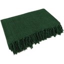 Ver imagem 1 de Manta Para Sofá Gigante Decorativa Verde Escuro 240x180