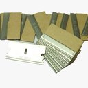 Ver imagem 1 de 50 pçs Laminas Raspador Ratinho Metal Limpeza Insufilm