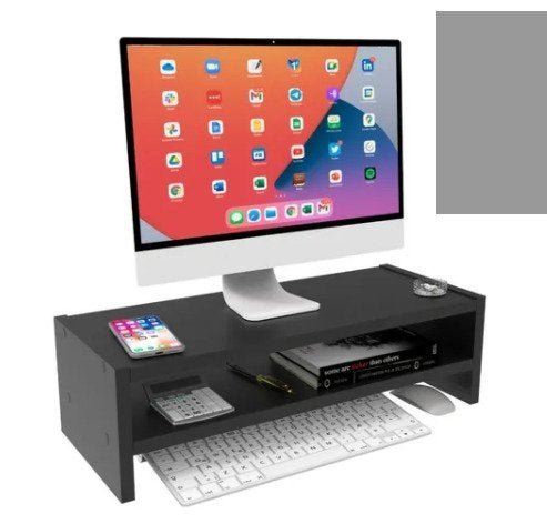 Suporte Para Monitor Mesa Elevado Organização - 2