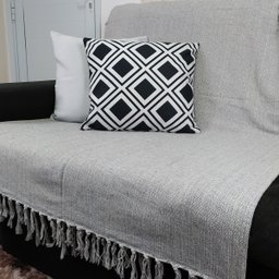 Manta Para Sofá Cinza 240x180 - 3