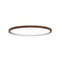 Ver imagem 1 de Plafon Sobrepor Redondo Anel LED 40W 2700K 100cm Madeira Imbuia