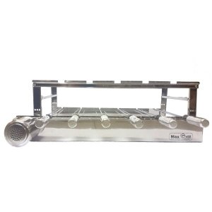 Churrasqueira Max Giratória Grill Inox 6 Espetos