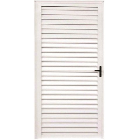 Porta Palheta Alumínio Branco Linha 25:Esquerda/ 210 x 90